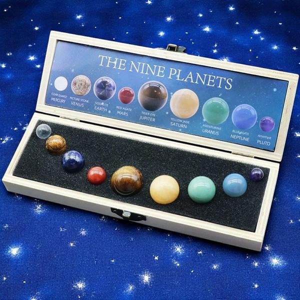 Neun Mineralien Planeten